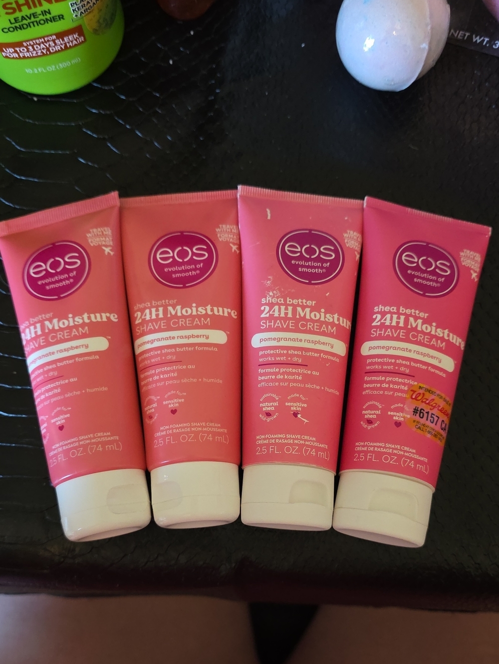eos Shea Better 24H Moisture Shave Cream - Pomegranate Raspberry, Pink